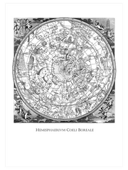Güney Gökyüzü Haritası - Fine Art Poster