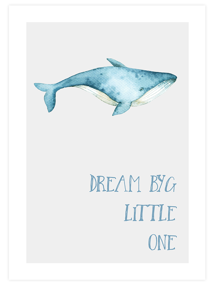 La Petite Balina - Art Print Ürün ana görseli