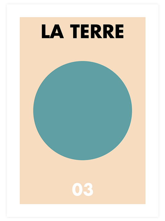 La Terre 03 Poster - Giclée Baskı