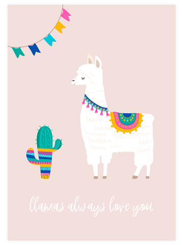 Lama Glama N5 - Art Print