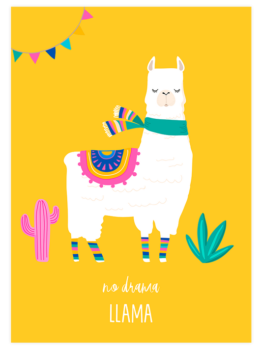 Lama Glama N4 - Art Print