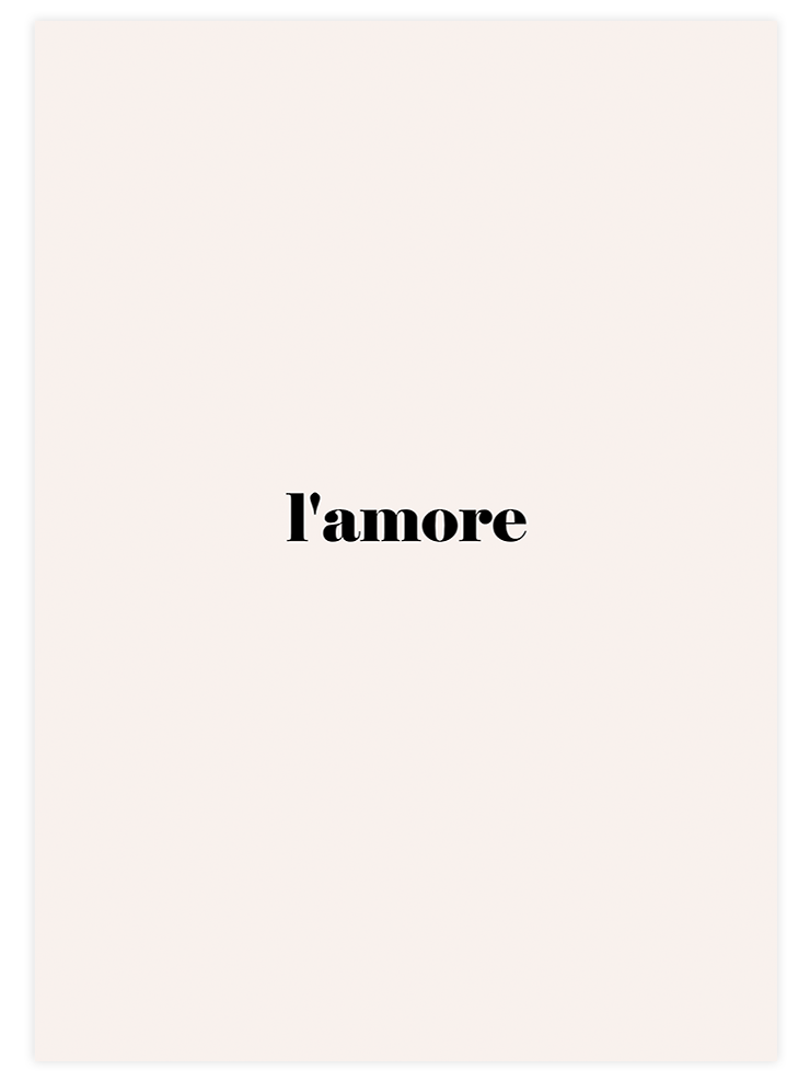 Lamore - Art Print  Poster