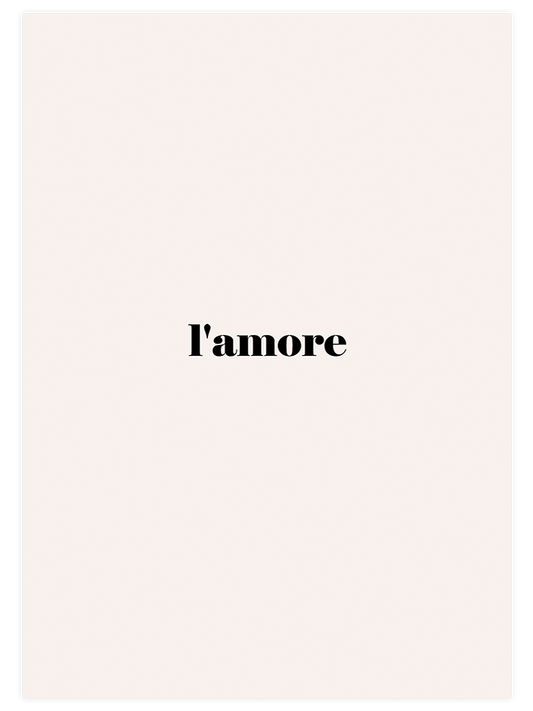 Lamore Poster - Giclée Baskı