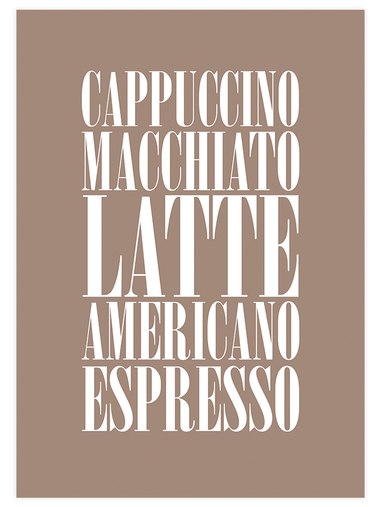 Latte - Art Print Ürün ana görseli