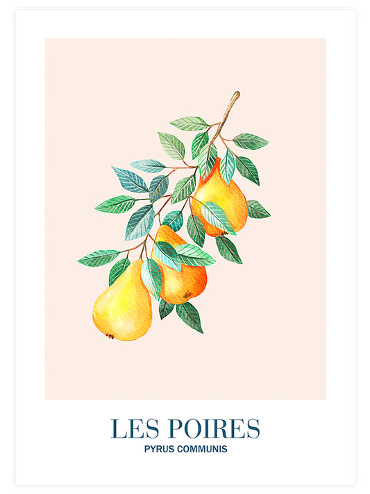 Les Poires Poster - Giclée Baskı
