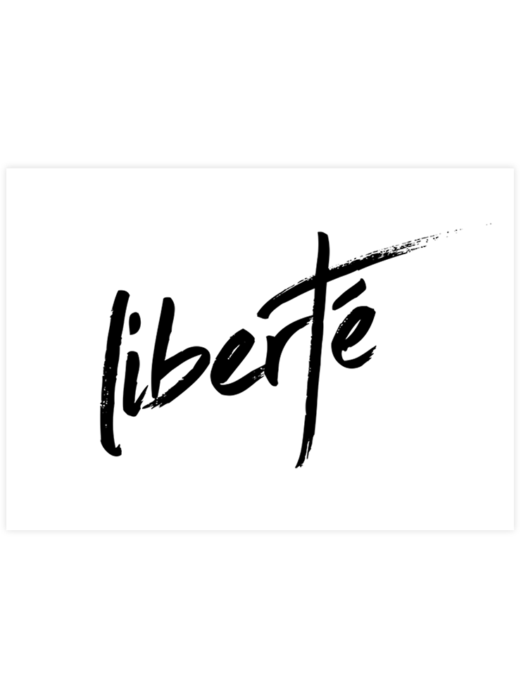 Liberté - Art Print  Poster