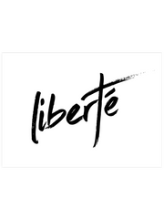 Liberté Poster - Giclée Baskı