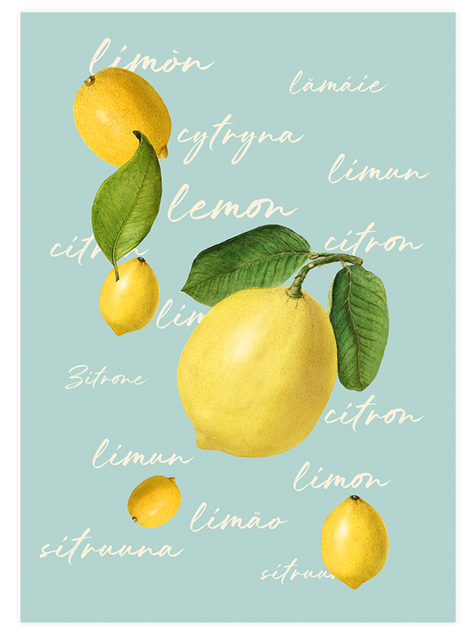 Limones - Art Print