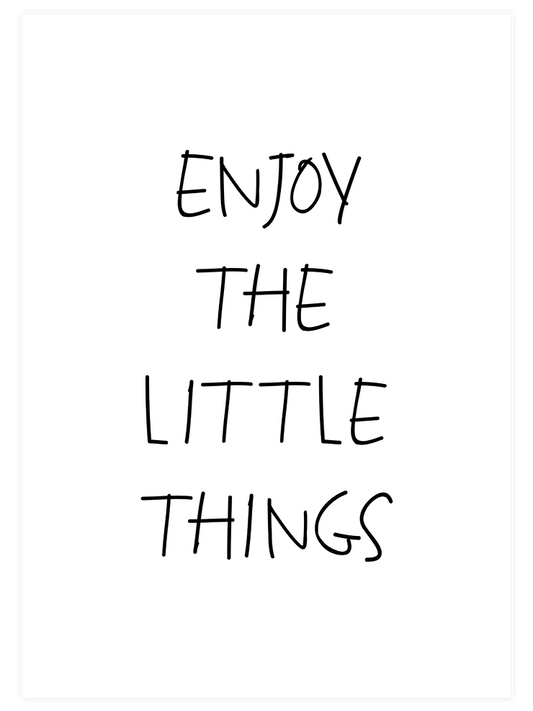 Little Things Poster - Giclée Baskı