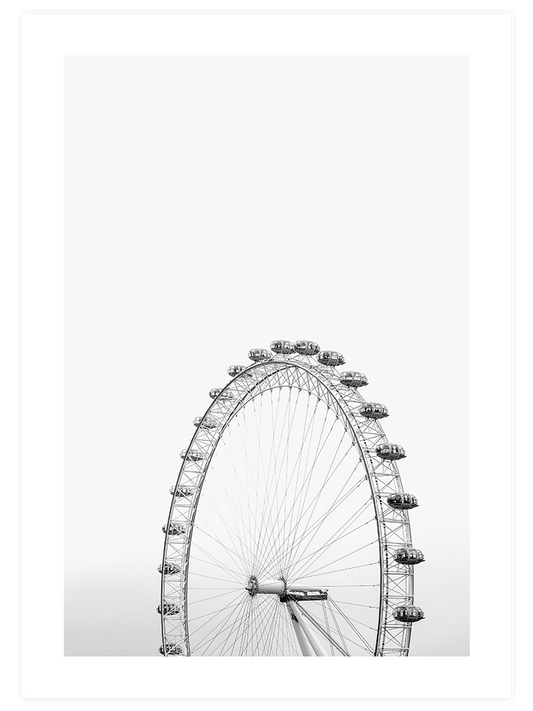 London Eye Poster - Giclée Baskı