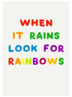 Look For Rainbows N2 - Art Print