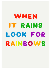 Look For Rainbows N2 - Fine Art Poster