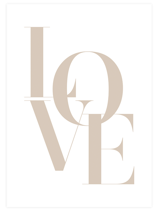 Love N5 Poster - Giclée Baskı