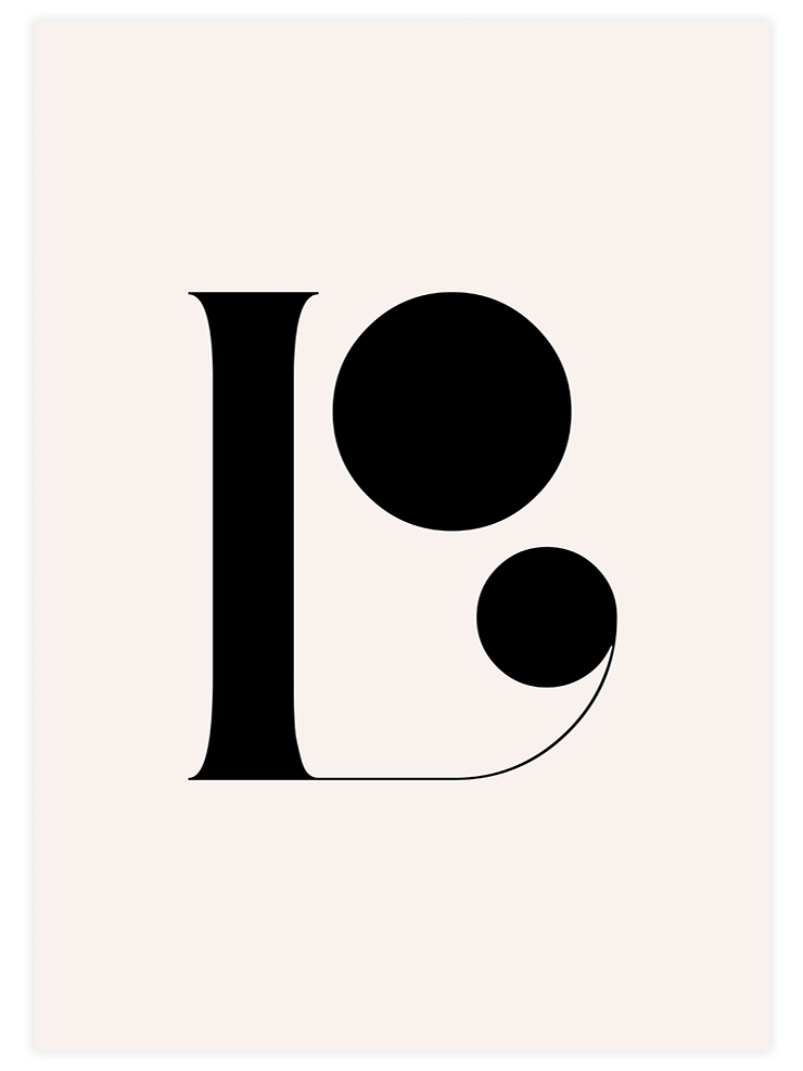 Love N1 - Art Print  Poster
