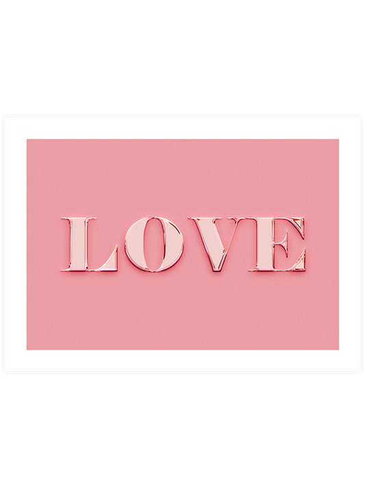 Chic Love Poster - Giclée Baskı