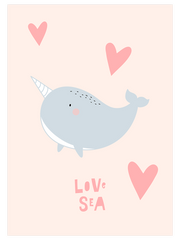 Love Sea Poster - Giclée Baskı
