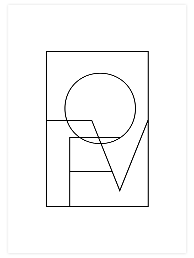 Love - Art Print  Poster