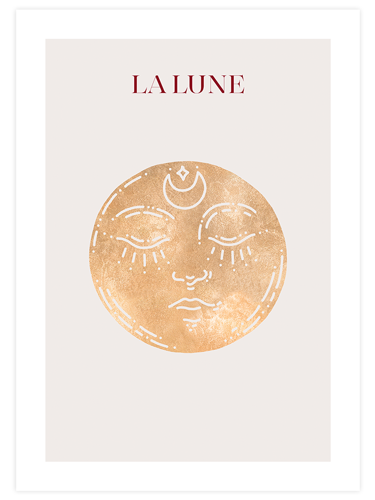 Luna - Art Print Sanatsal Poster