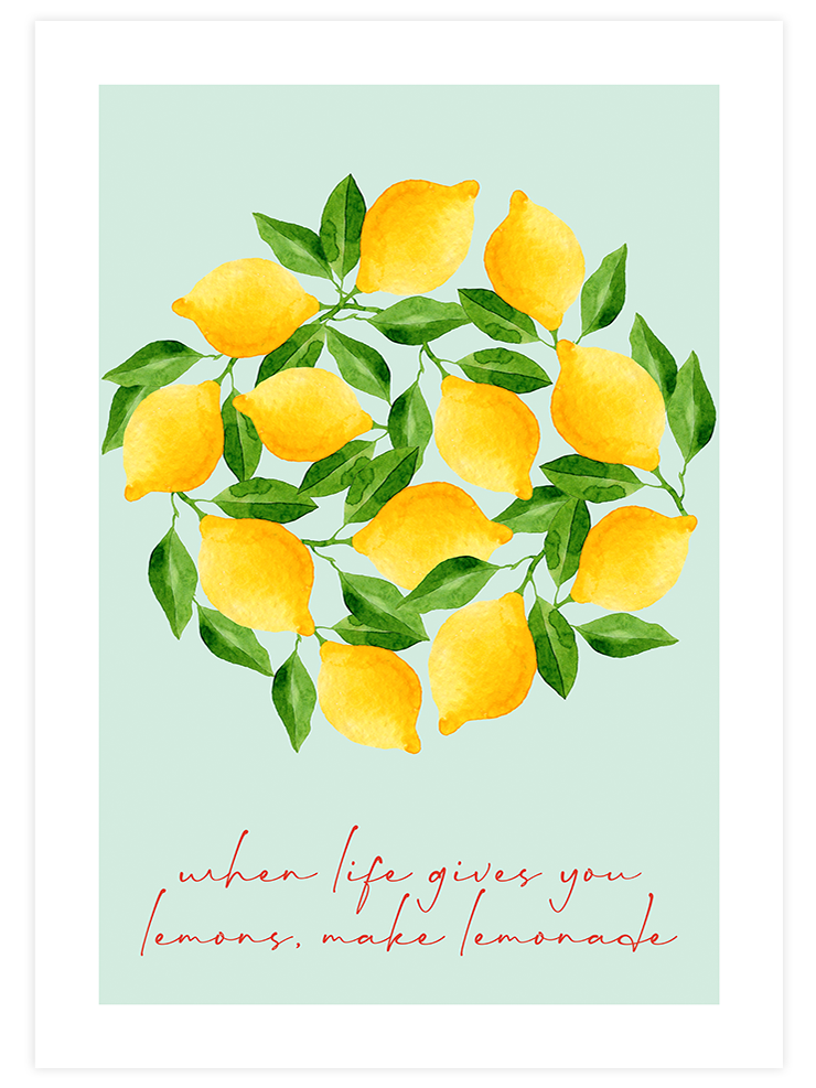 Make Lemonade - Art Print