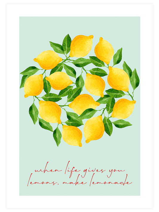 Make Lemonade - Art Print