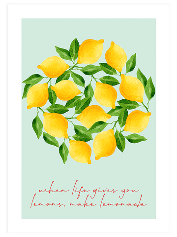 Make Lemonade - Art Print