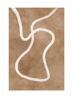 Marron Calme 2 - Art Print