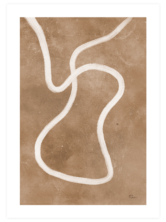 Marron Calme 2 - Art Print