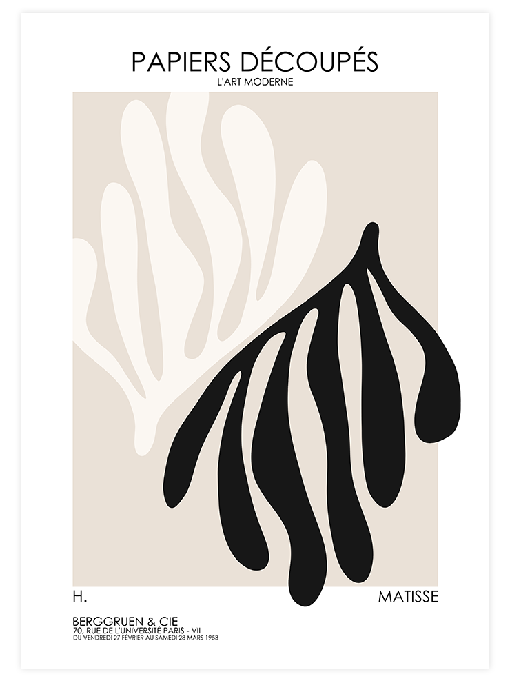 Matisse Soyut Afiş N1 - Art Print Ürün ana görseli