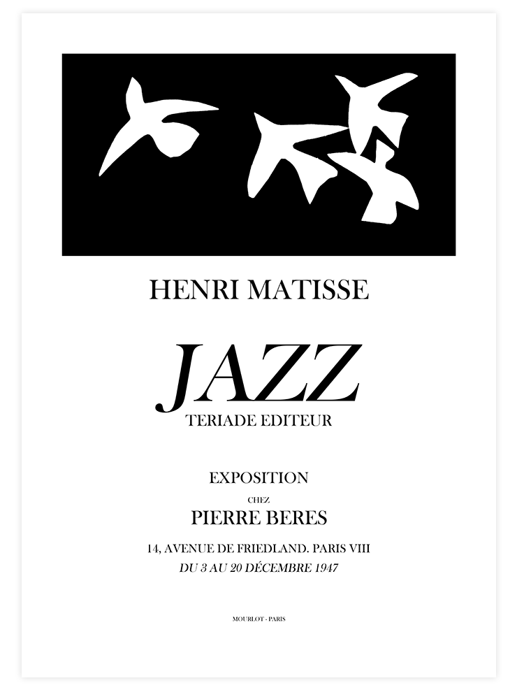 Matisse Jazz Afiş - Art Print