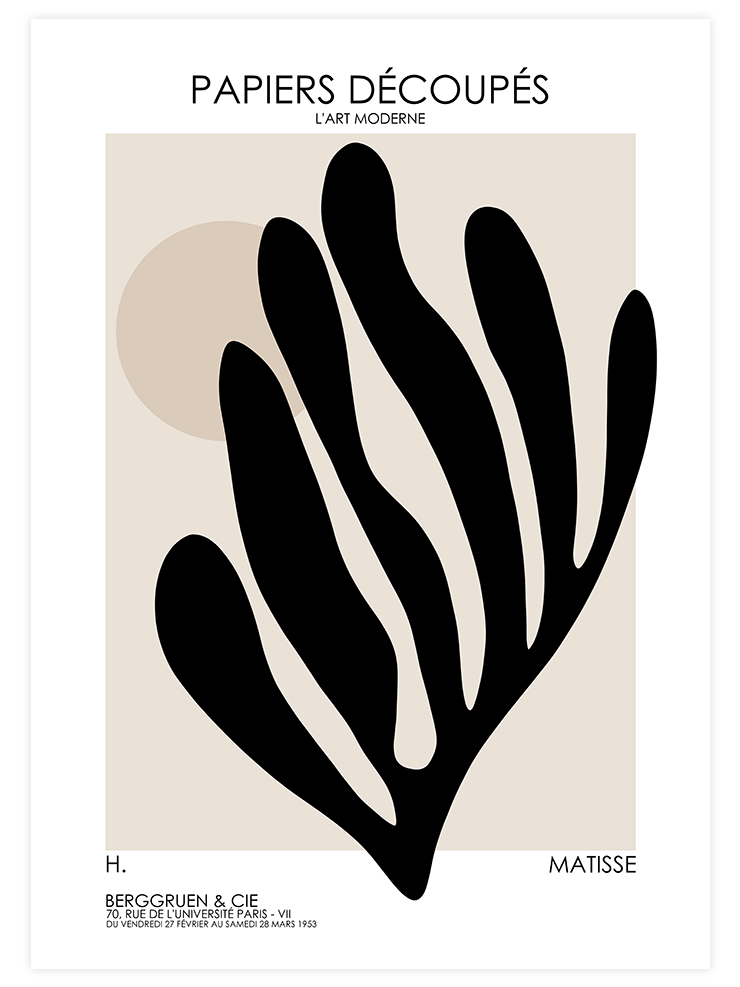 Matisse Soyut Afiş N2 - Art Print Ürün ana görseli