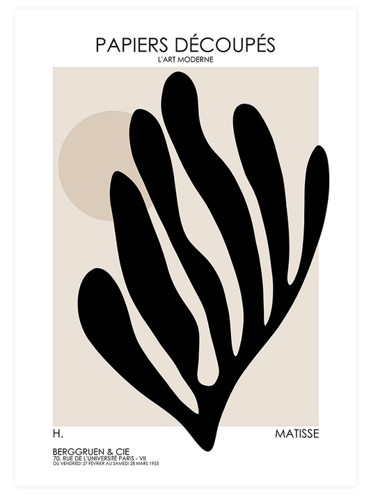 Matisse Soyut Afiş N2 Poster - Giclée Baskı