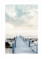 Mavi İskele - Art Print