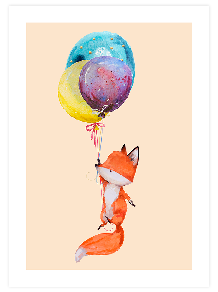 Minik Tilki N1 - Art Print