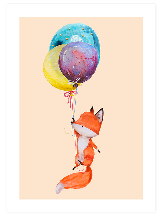 Minik Tilki N1 - Art Print