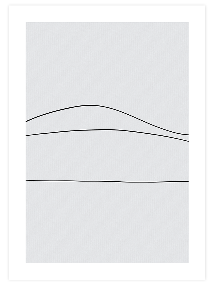 Minimalist Lines N1 - Art Print