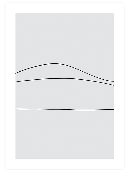Minimalist Lines N1 Poster - Giclée Baskı