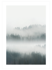 Mysterious Forest Poster - Giclée Baskı