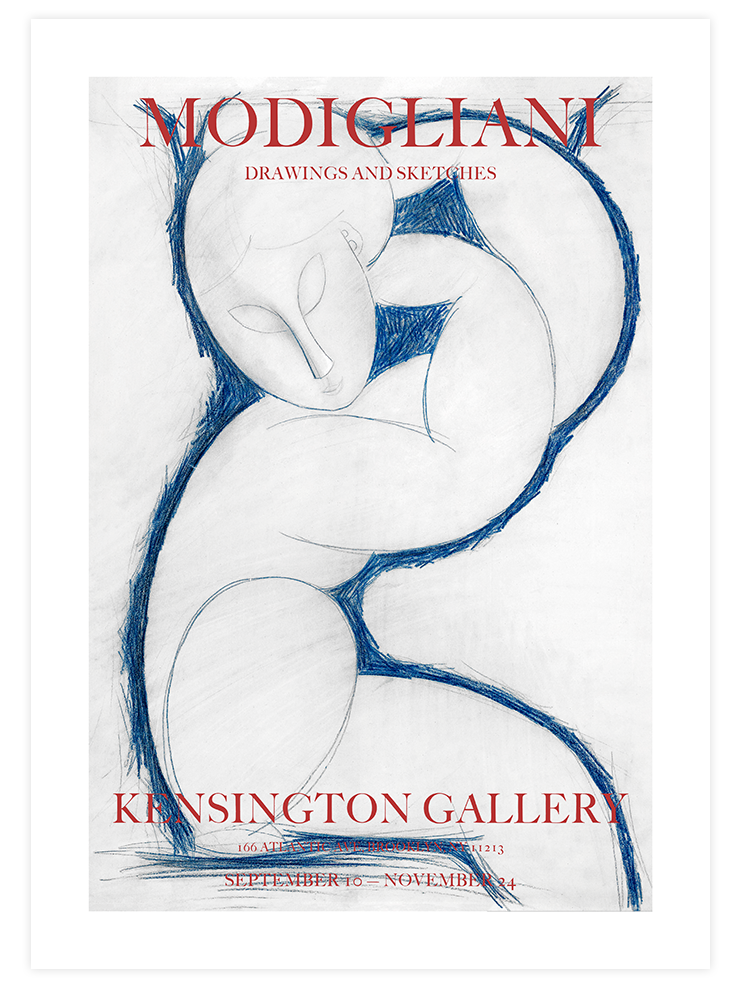 Modigliani Afiş N2 - Art Print