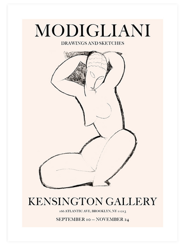 Modigliani Afiş N3 - Art Print