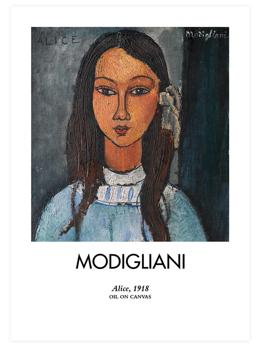 Modigliani Alice - Fine Art Poster