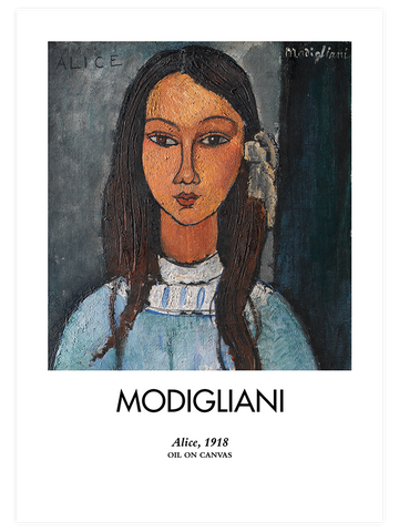 Modigliani Alice - Art Print