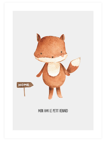 Mon Ami Renard - Art Print