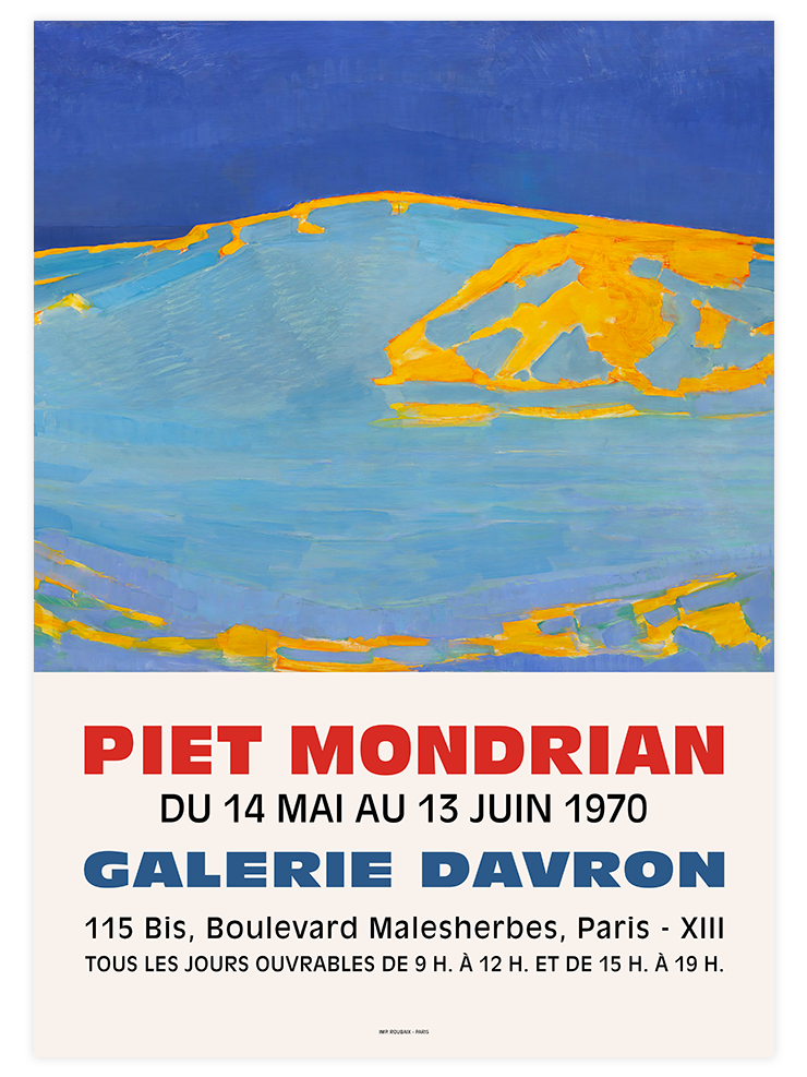 Mondrian Afiş N2 - Art Print