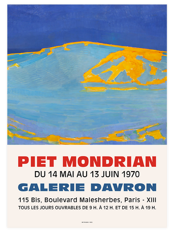 Mondrian Afiş N2 - Art Print