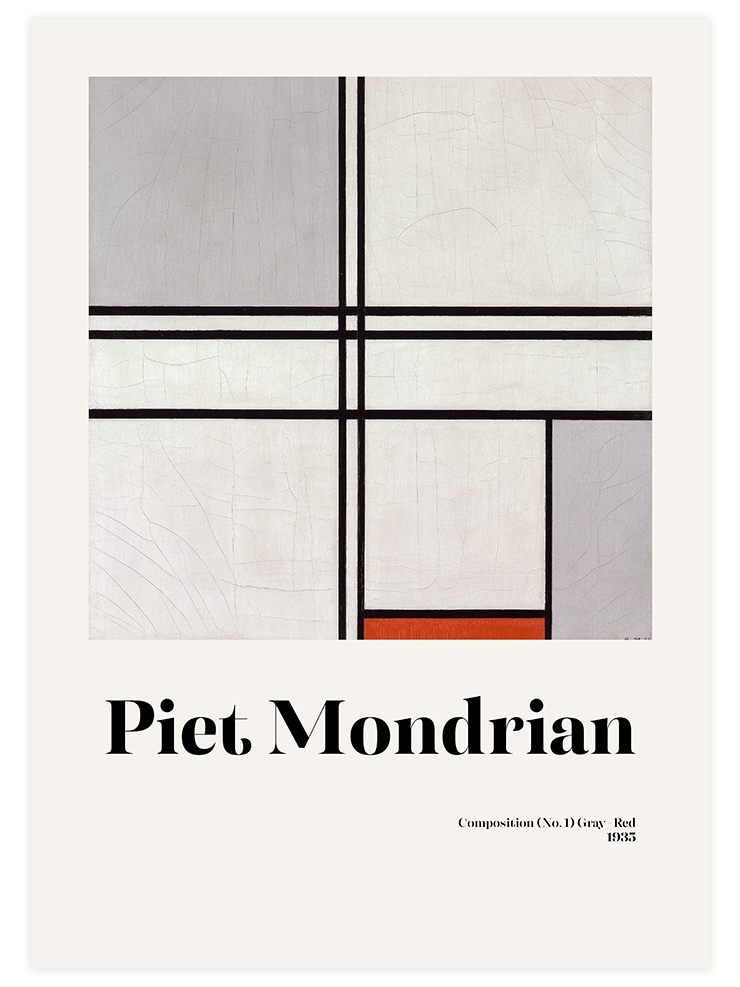 Mondrian Composition No.1 - Art Print