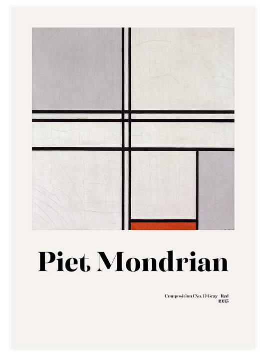 Mondrian Composition No.1 - Art Print