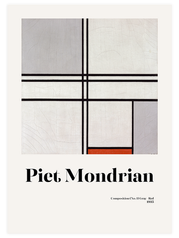 Mondrian Composition No.1 - Art Print