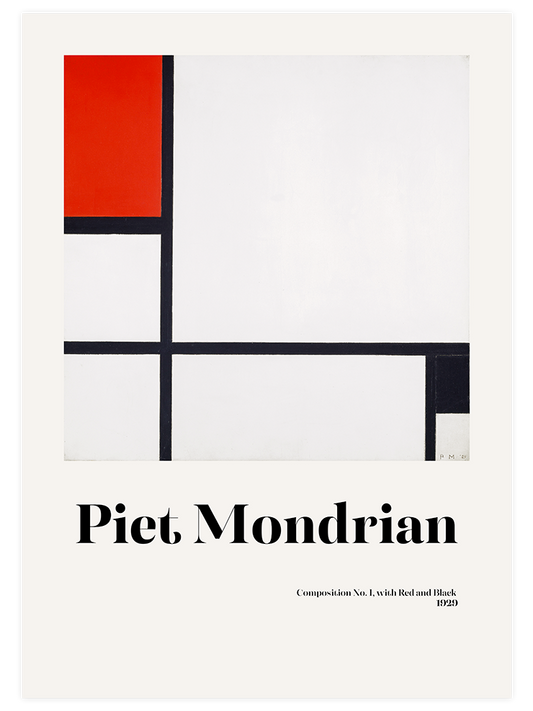 Mondrian Composition No.1 - Art Print
