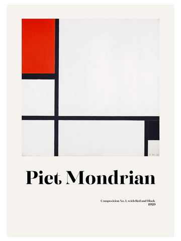 Mondrian Composition No.1 - Art Print
