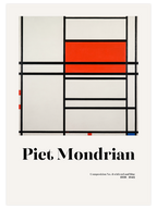 Mondrian Composition No.4 - Art Print